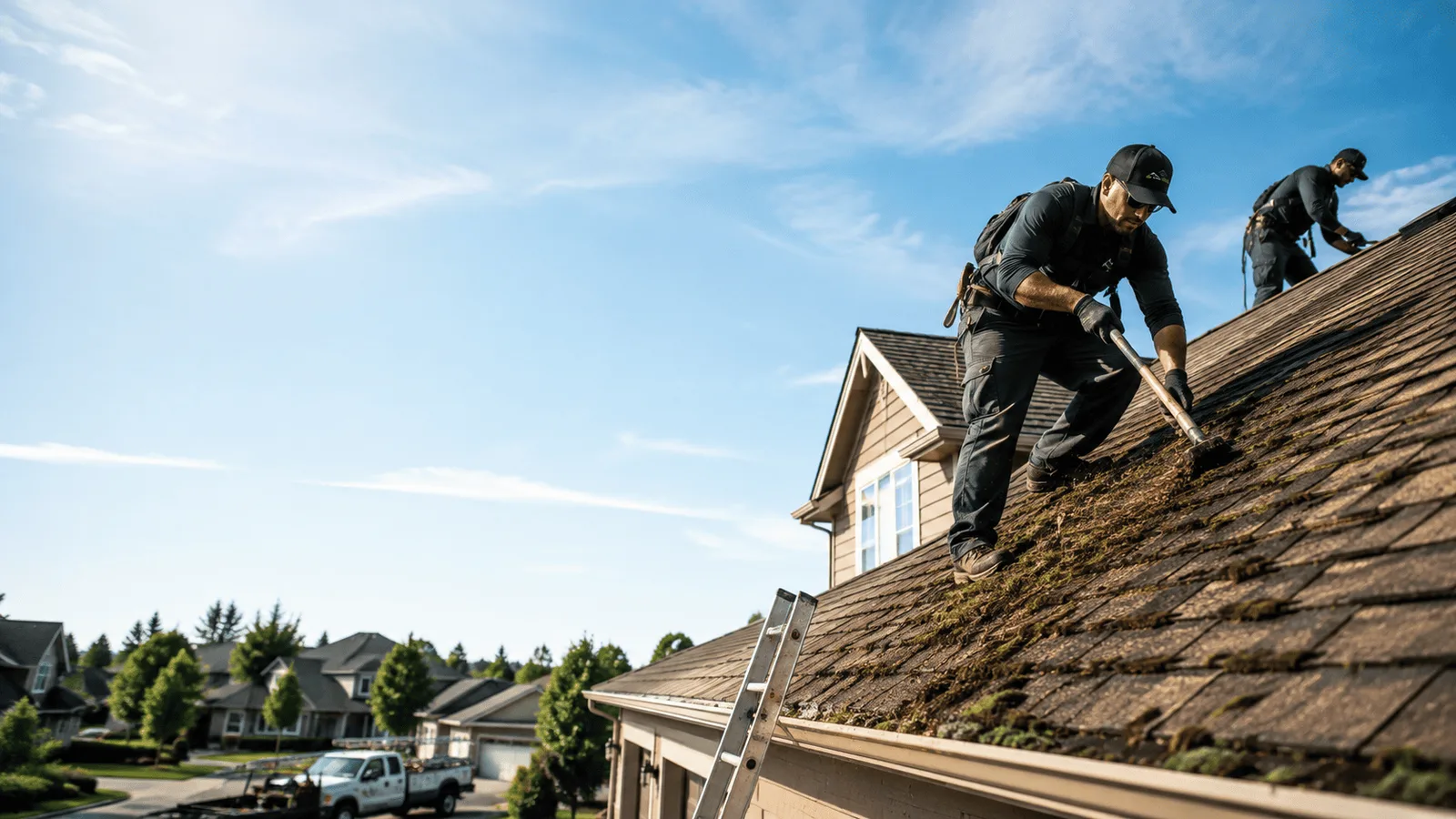 Roof Moss Removal in Rutherford College, NC near me